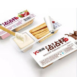 Strawberry/yogurt/chocolate dipping sauce cookies