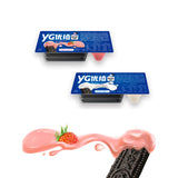 Milk/strawberry dipping sauce chocolate cookies